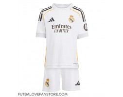 Real Madrid Aurelien Tchouameni #14 Domáci Detský futbalový dres 2025-26 Krátky Rukáv (+ trenírky)